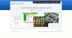 Desktop Screenshot of microtext.co.uk